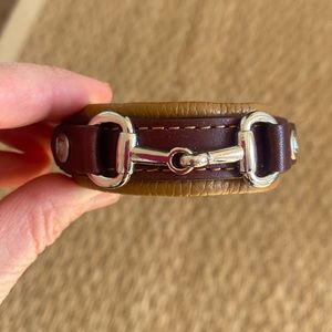 Noble Outfitters Equestrian Bit Leather Bracelet